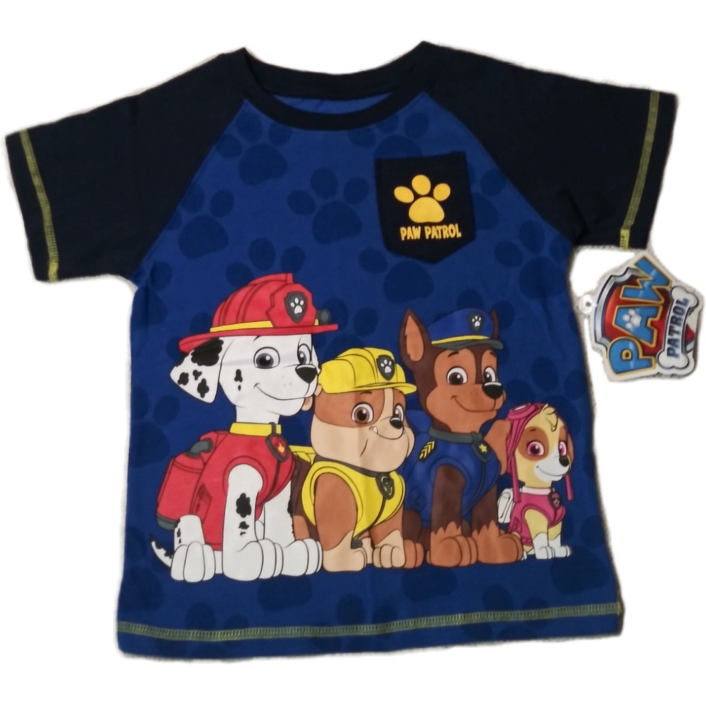 Paw Patrol short sleeve tee shirt NWT size 4t 4